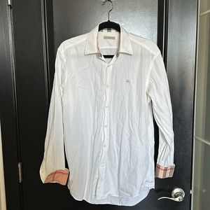 Burberry Brit White Collared Button Down
